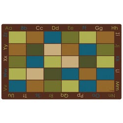 Carpets for Kids Nature Colors Seating Rug, 8 Feet 4 Inches x 13 Feet 4 Inches, Rectangle, Brown, Item Number 1568099