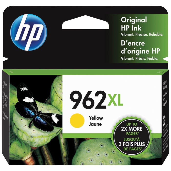 HP 962XL Ink Cartridge, 3JA02AN, Yellow