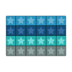 Childcraft Everyone's A Star Carpet, 8 x 12 Feet, Rectangle, Cool Tone