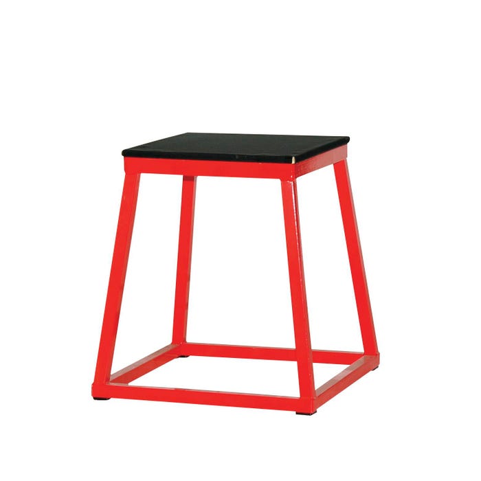 Champion Sports Plyometric Box, 18 Inches, Red