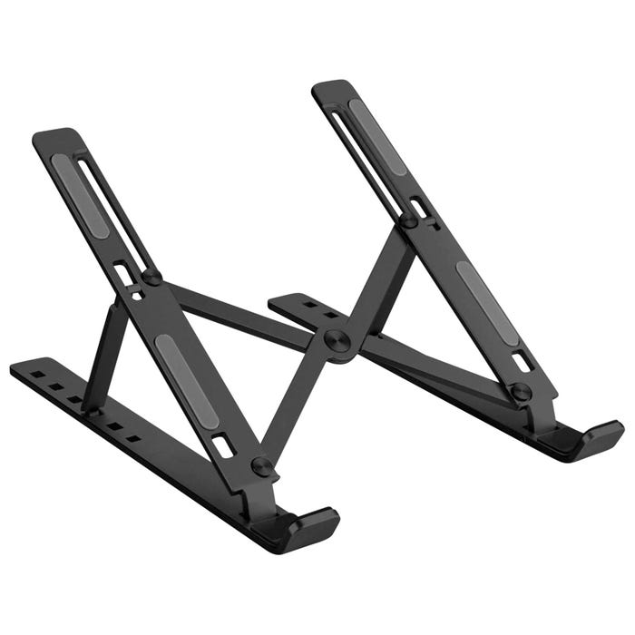 Data Accessories Adjustable Laptop Stand, 5-1/2 x 6-1/2 x 9-1/2 Inches, Black