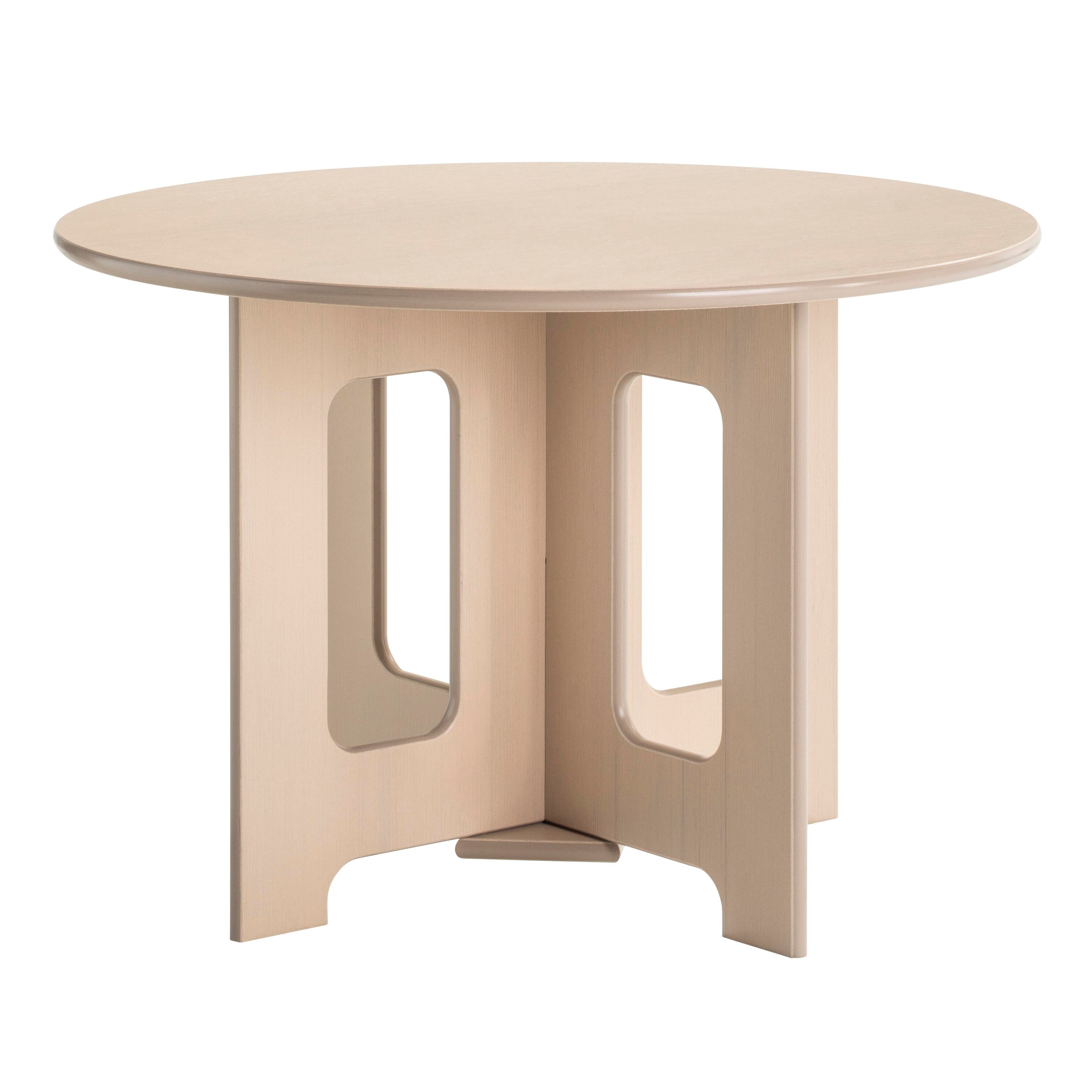 Childcraft Out2Grow Outdoor Oak Poly Table, 36 Round x 24 Inches 2161364