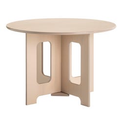 Image for Childcraft Out2Grow Outdoor Oak Poly Table, 36 Round x 24 Inches from School Specialty
