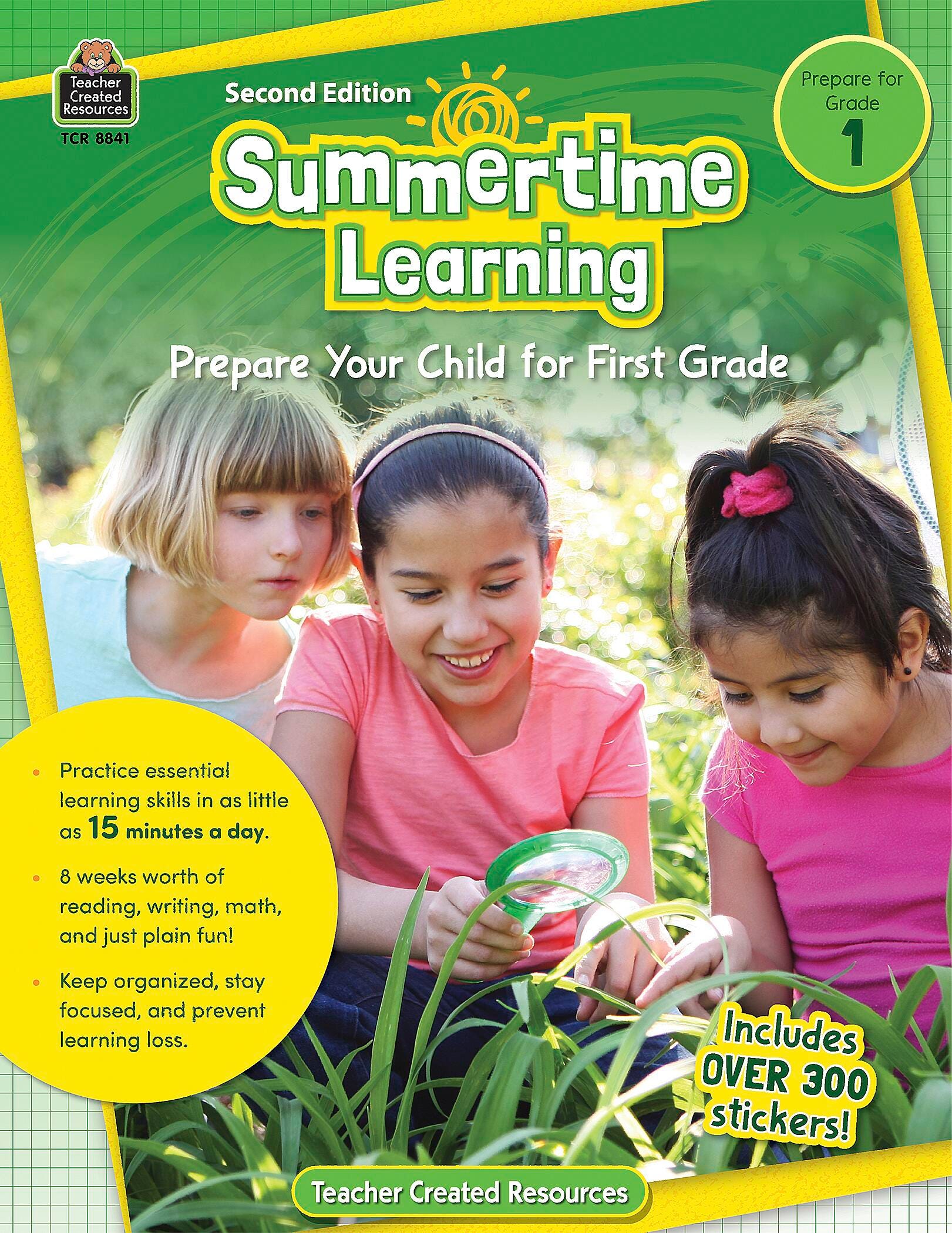 Teacher Created Resources Workbook SummerTime Learning, Grade 1, Item Number 2098930