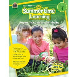 Teacher Created Resources Workbook SummerTime Learning, Grade 1, Item Number 2098930
