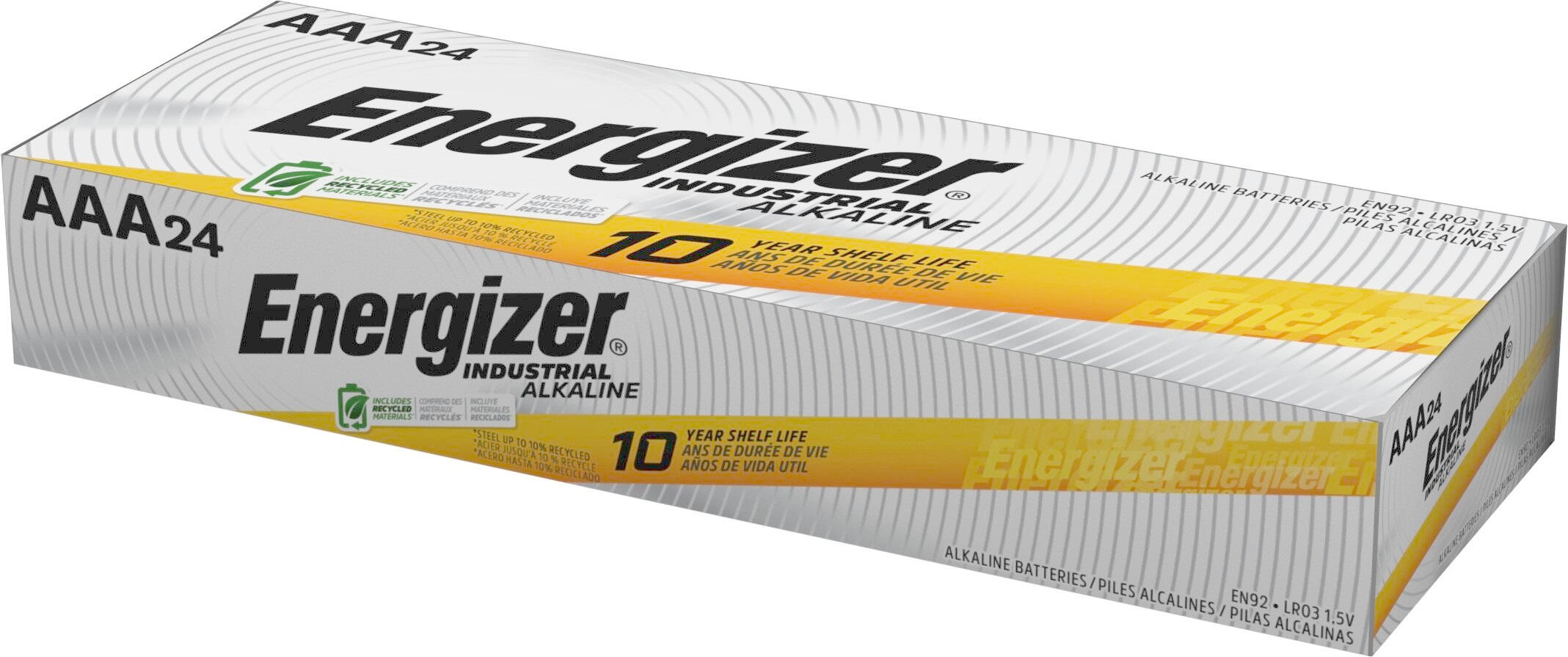 Image for Energizer Industrial Alkaline AAA Batteries, Pack of 24 from School Specialty