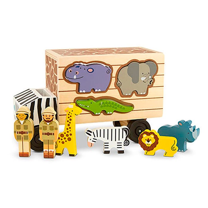 Melissa & Doug Safari Animal Rescue Play Set, 10 Pieces