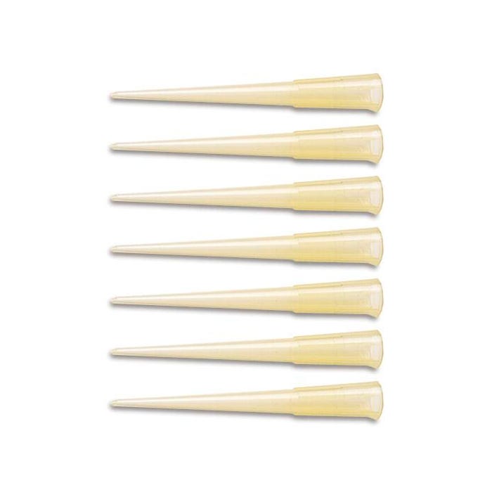 Edvotek Racked Micropipette Tip, 1 - 200 ul, Yellow, Pack of 192