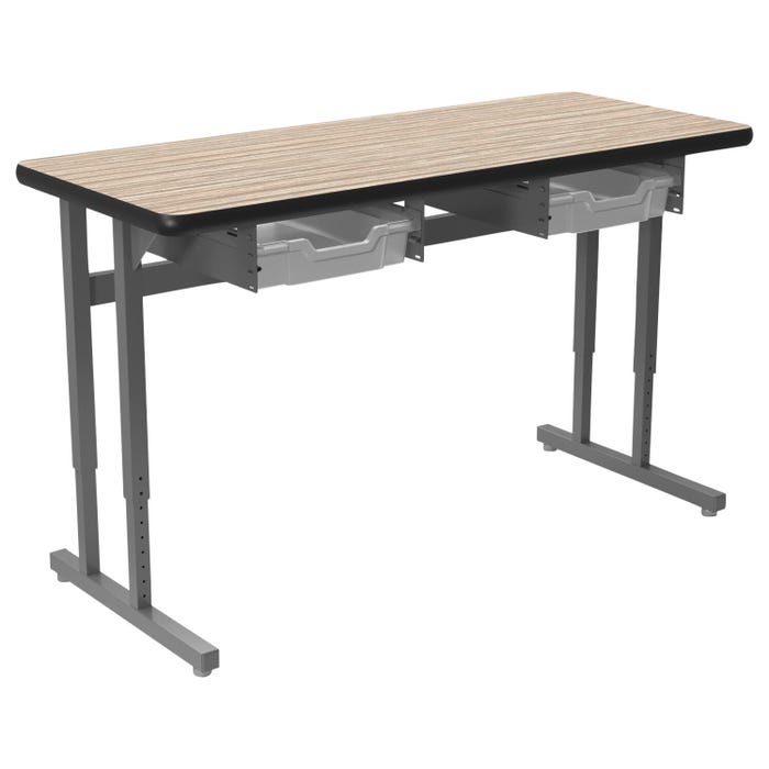Classroom Select Advocate Pedestal Leg Two Student Desk
