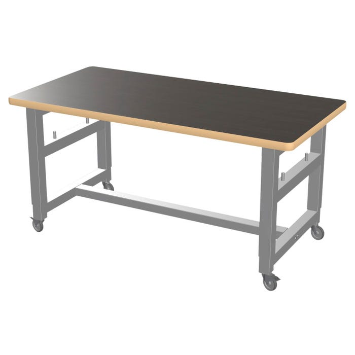 Classroom Select Advocate Series Makerspace Project Table,Titanium Frame