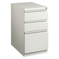 Lorell Light Gray Box/Box/File Full Extension Mobile Pedestal Files, 15 x 20 x 27-3/4 Inches