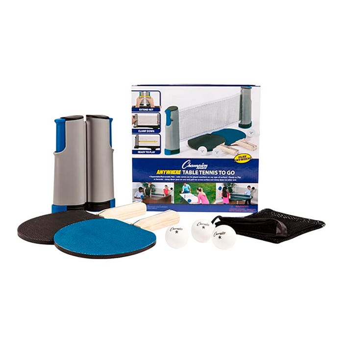 Champion Sports Anywhere Table Tennis Set