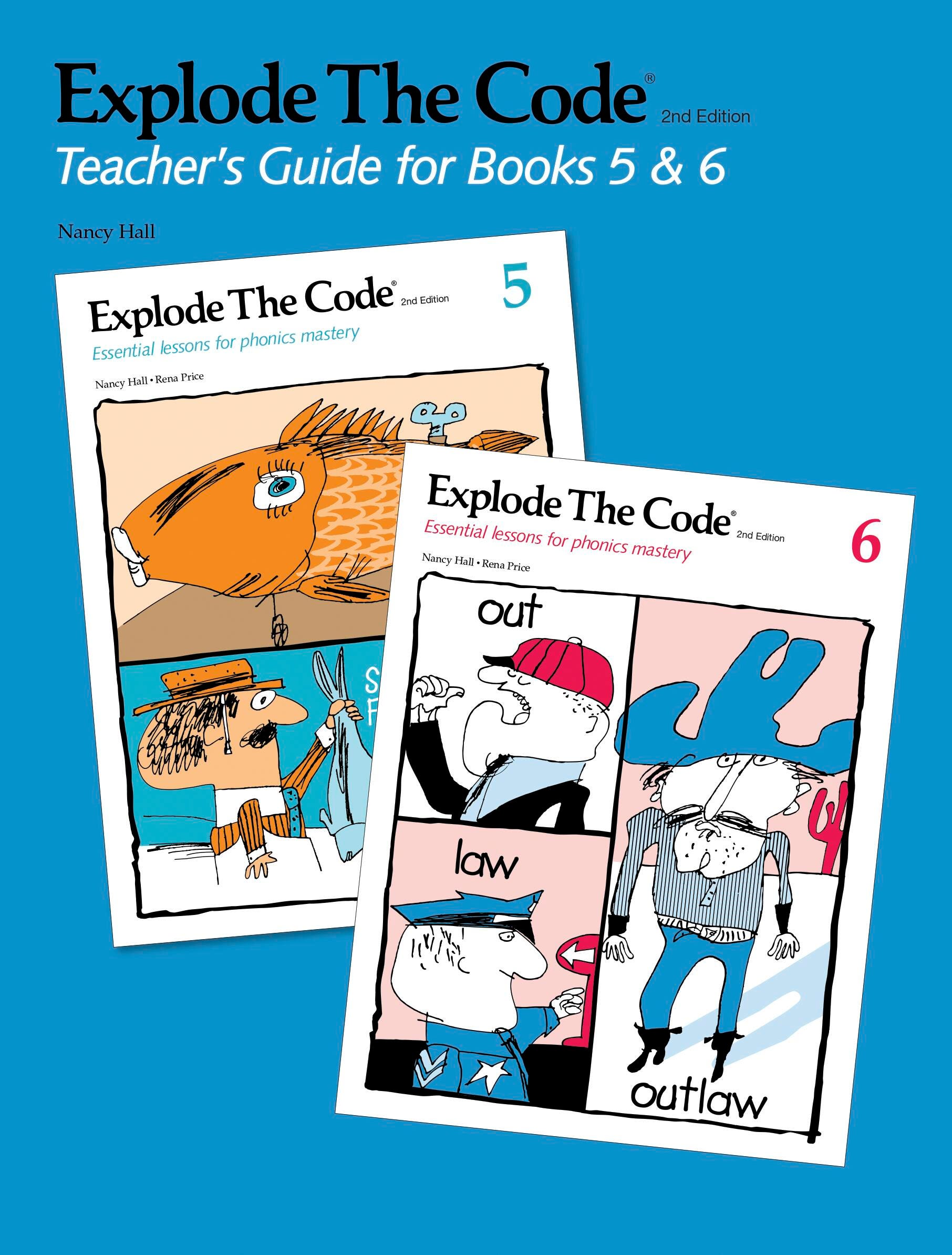 Image for Explode The Code Teacher's Guide, Literacy & Phonics, 2nd Edition, Books 5 and 6 from School Specialty