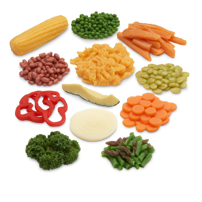 Nasco Healthcare Big Vegetable Food Replica Kit