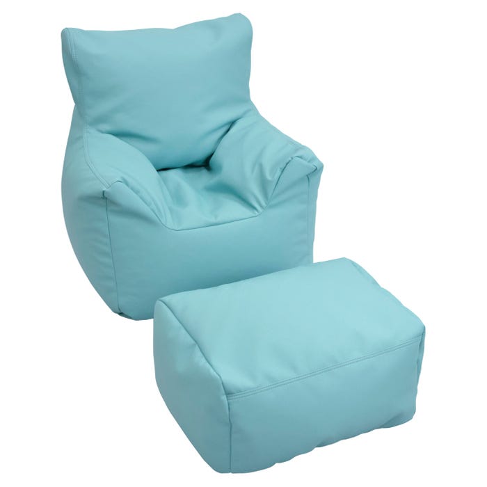 Children's Factory Cozy Chair and Ottoman