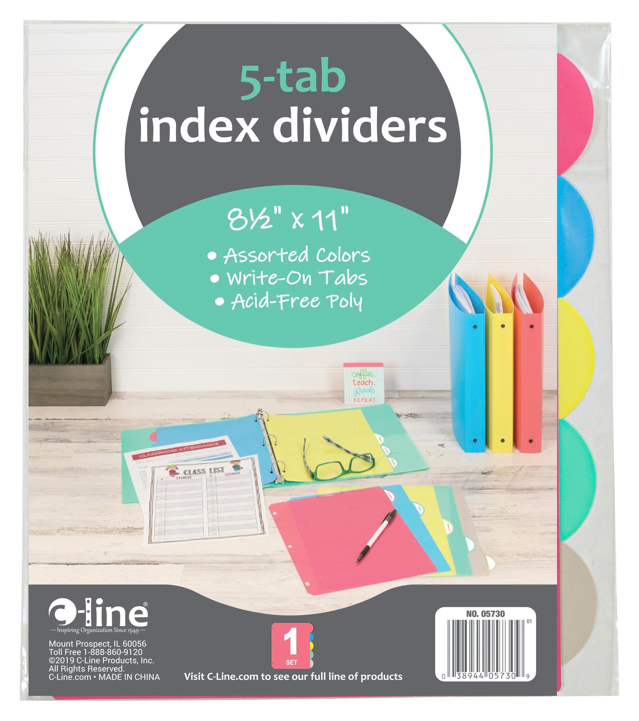Tab Dividers, Item Number 1536836