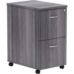 Image for Classroom Select Laminate Mobile 2 Drawer Pedestal, 15-3/4 x 22 x 28-5/8 Inches, Weathered Charcoal from School Specialty
