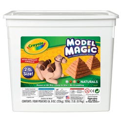 Crayola Model Magic, 8 Ounce Packs, Assorted Natural Colors, Set of 4 408411