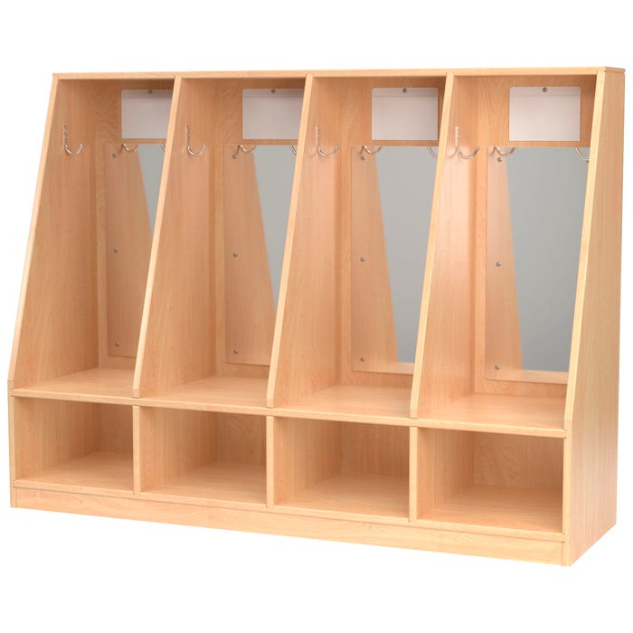 Childcraft Toddler Bench Coat Locker, Item Number 2039673