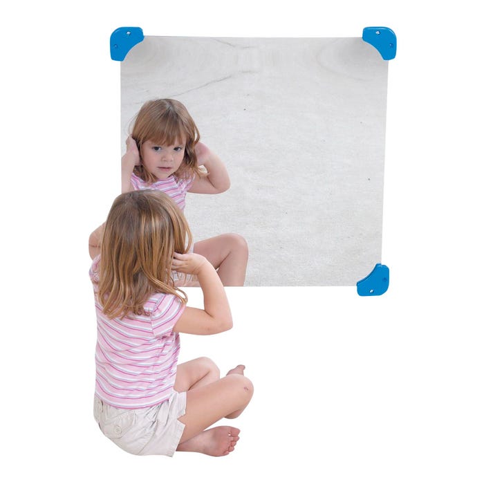 Children's Factory Square Mirror, 24 Square Inches