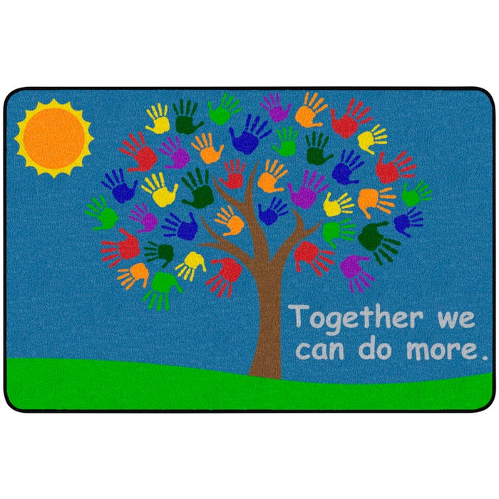 Childcraft Together Tree Carpet for Classrooms, Rectangle
