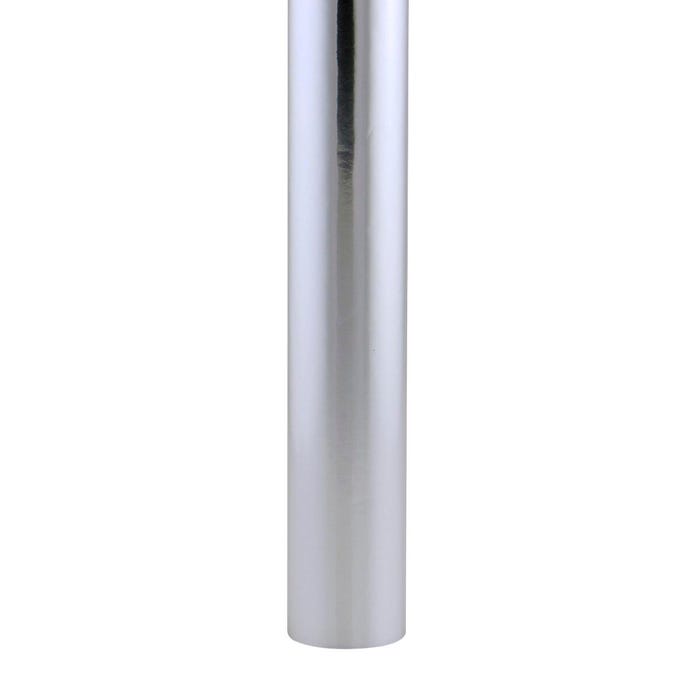 Hygloss Colored Metallic Foil Paper Roll, 26 Inch x 25 Feet, Silver