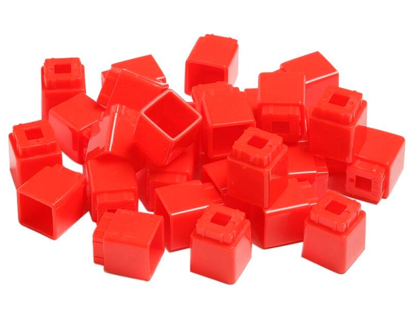 Unifix Red Cubes, Set of 100 1579790
