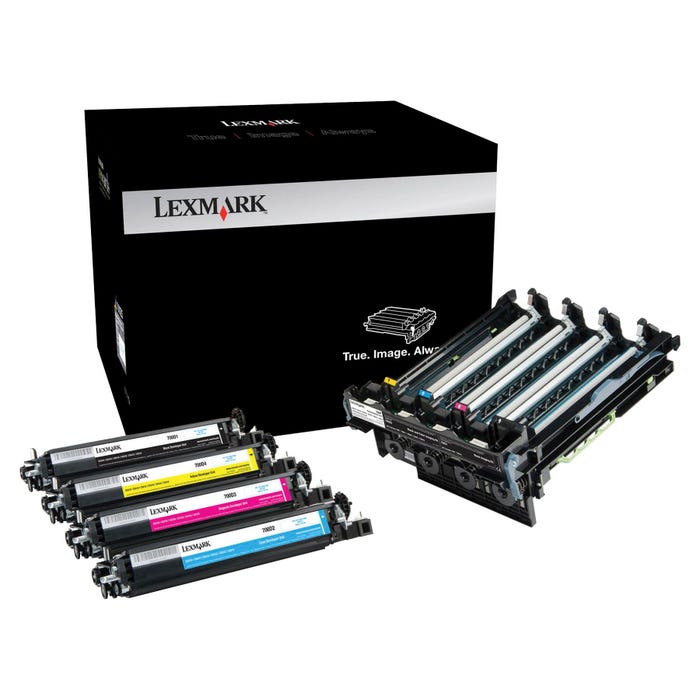 Lexmark Ink Toner Cartridge, 70C0Z50, Black