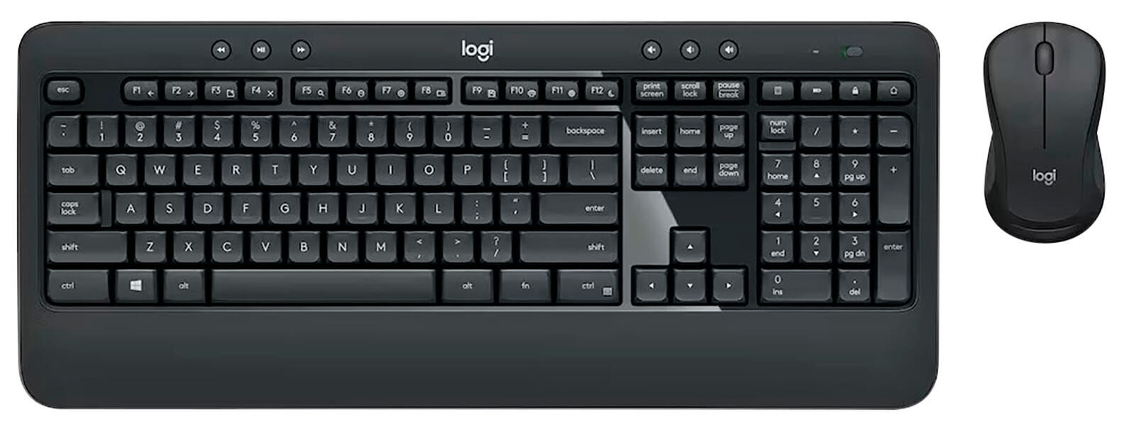 Logitech MK540 Advanced Wireless Mouse and Keyboard Set, Black 2135235