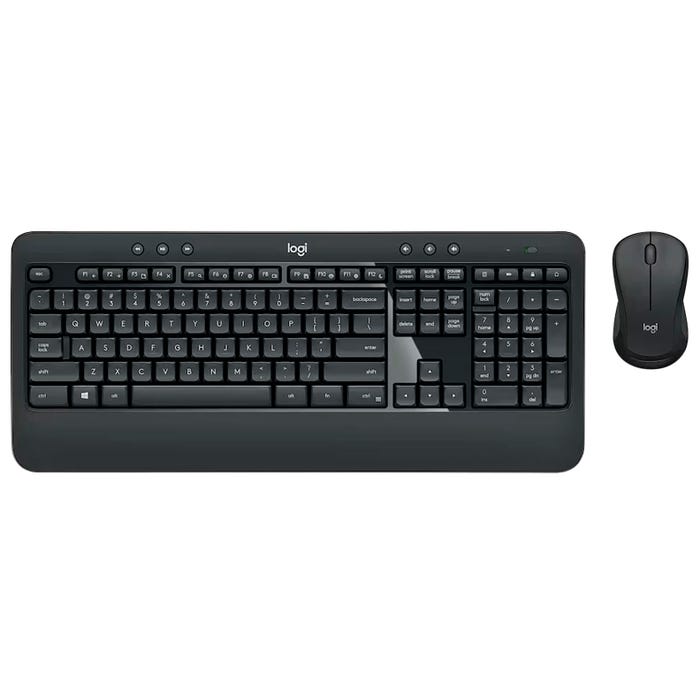 Logitech MK540 Advanced Wireless Mouse and Keyboard Set, Black