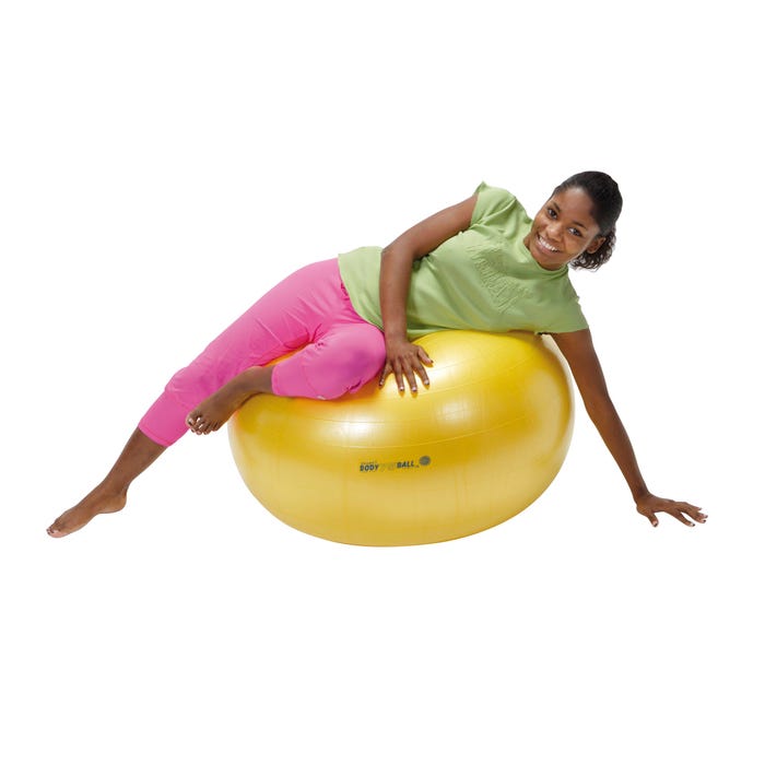 Gymnic Giant Body Ball, 29-1/2 Inches, Yellow, Each