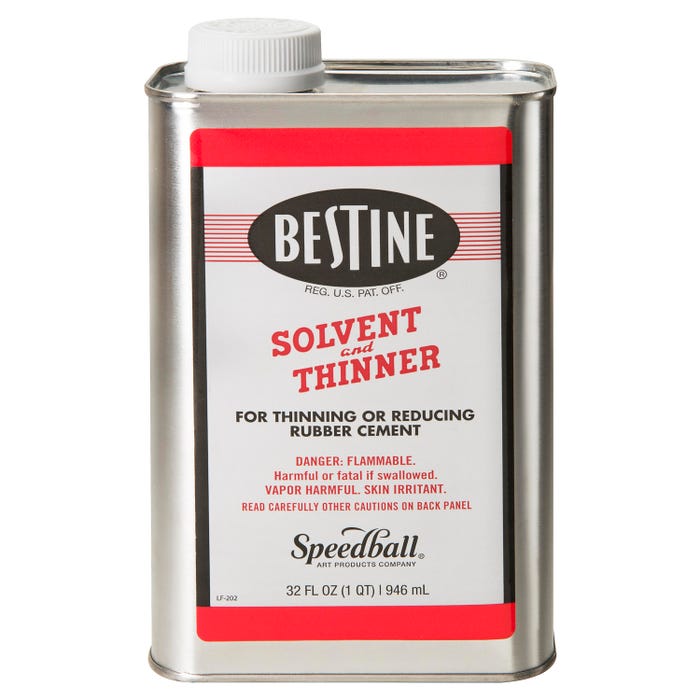 Best-Test Quart Can Bestine Solvent and Thinner, Quart