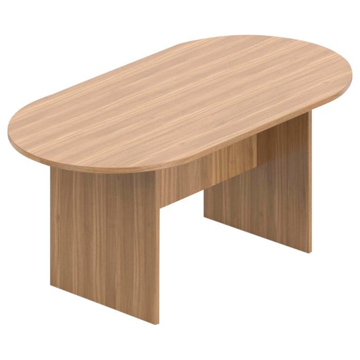 Offices To Go Laminate Conference Table with Slab Base