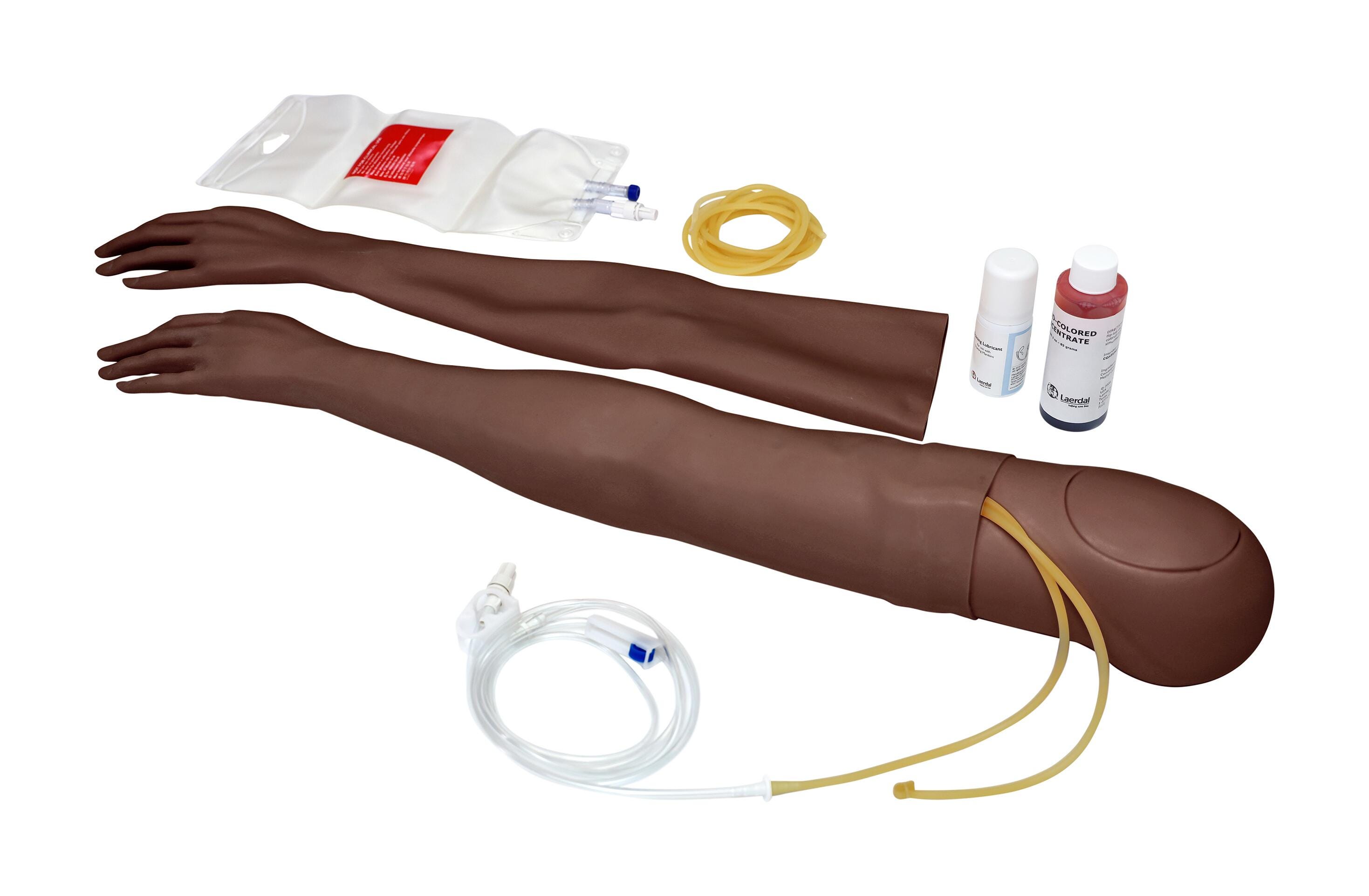 Laerdal Female Multi-Venous IV Training Arm Kit, Dark Skin Tone