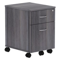 Lorell Relevance Series Charcoal Laminate Pedestal, 15-3/4 x 19-7/8 x 22-7/8 Inches, Charcoal