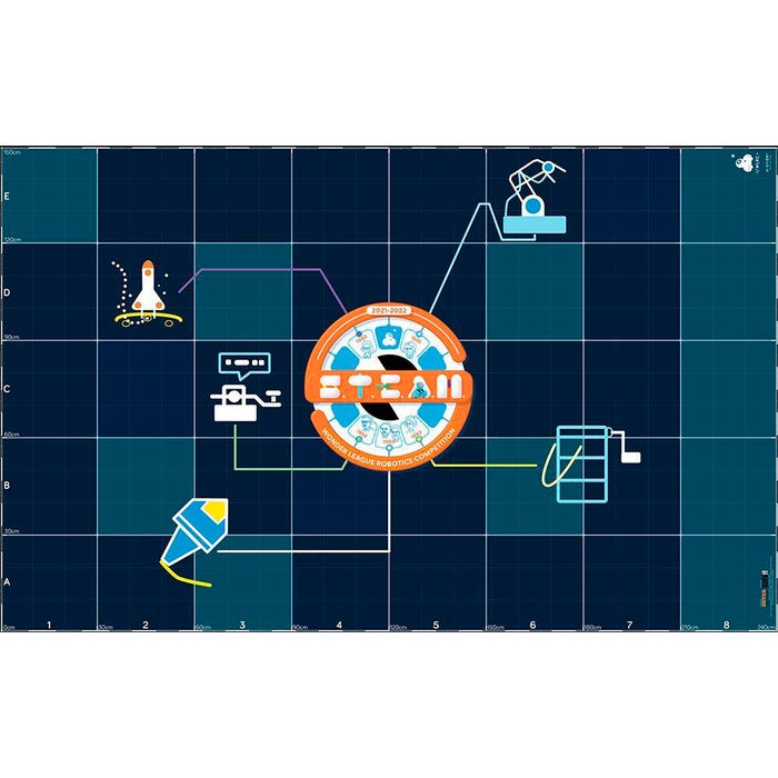 Geyer Instructional 2021-22 Wonder League Competition Mat, 94-1/2 x 59 Inches