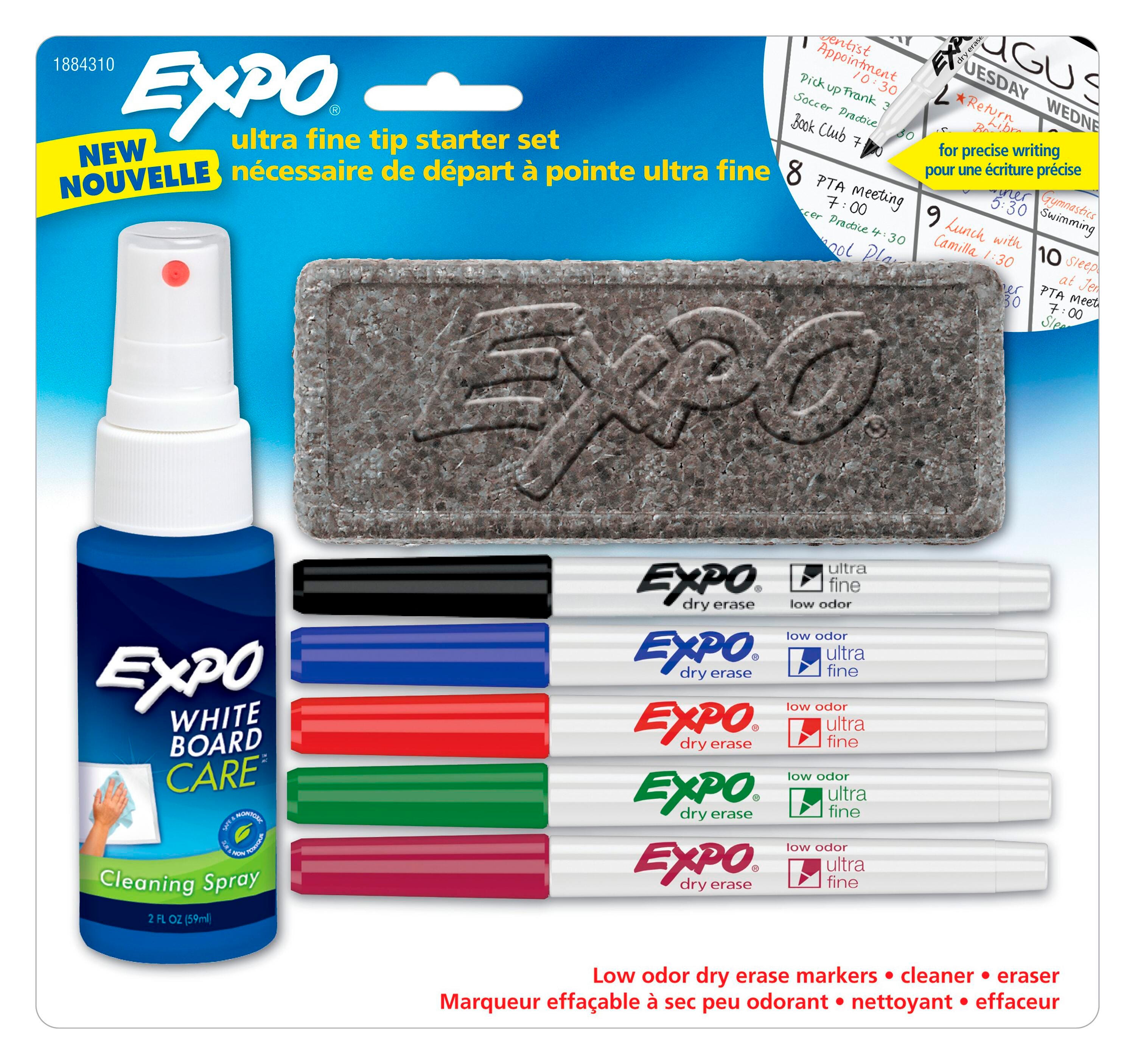 Image for EXPO Dry Erase Marker Starter Set, Ultra Fine Tip, Assorted Colors, 7 Pieces from School Specialty
