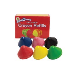 Ready2Learn Easy Grip Crayon Refills, Assorted Colors, Set of 6