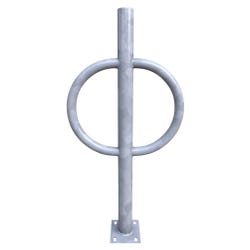 UltraPlay Action Ring and Post Bike Rack, Galvanized, 35 Inches, Item Number 2027686