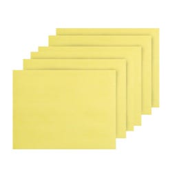 School Smart Plain Newsprint Arithmetic Paper, 6 x 9 Inches, Canary, 500 Sheets 085252