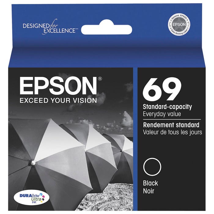 Epson DURABrite Ultra Ink Cartridge, T069120S, Black