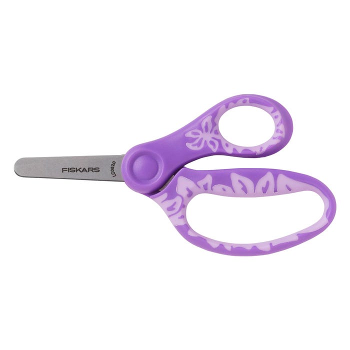 Fiskars SoftGrip Blunt Tip Kids Scissors, 5 Inches, Assorted Colors