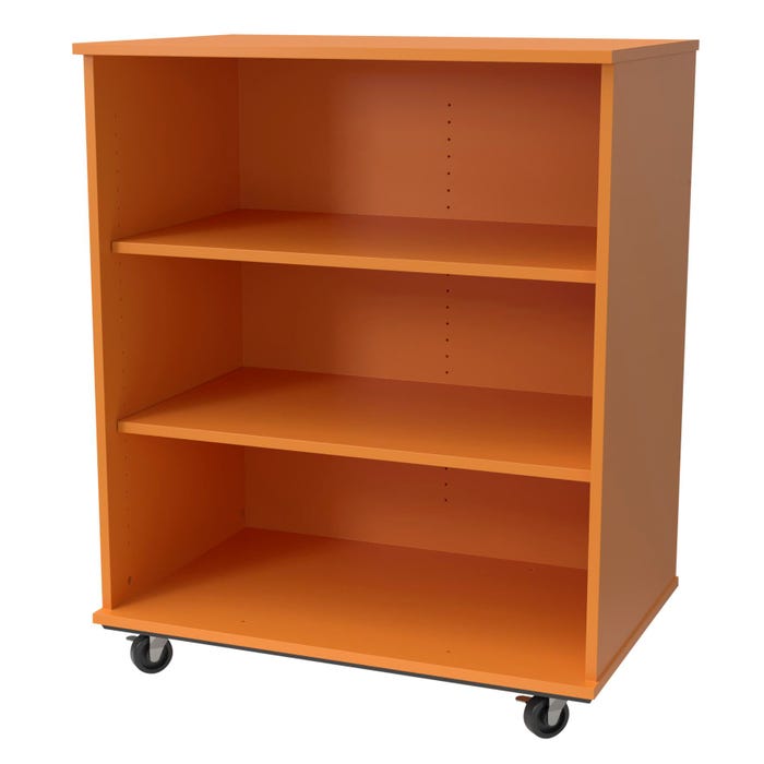 Classroom Select Expanse Series Storage Bookcase with Casters, Single Sided