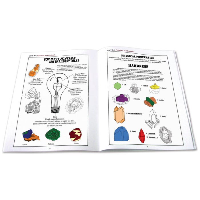 NewPath Learning Minerals and Crystals Workbooks, Pack of 10
