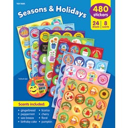 Teacher Created Resources Smelly Stickers, Seasons & Holidays, Pack of 480