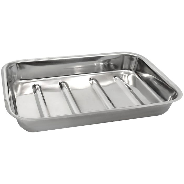 Eisco Labs Dissection Tray, High Quality Stainless Steel, 12 x 8 Inches