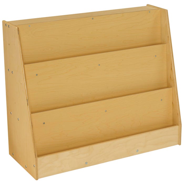 Childcraft ABC Furnishings Library Book Display Shelf, Wooden, 35-3/4 x 14-1/2 x 30 Inches