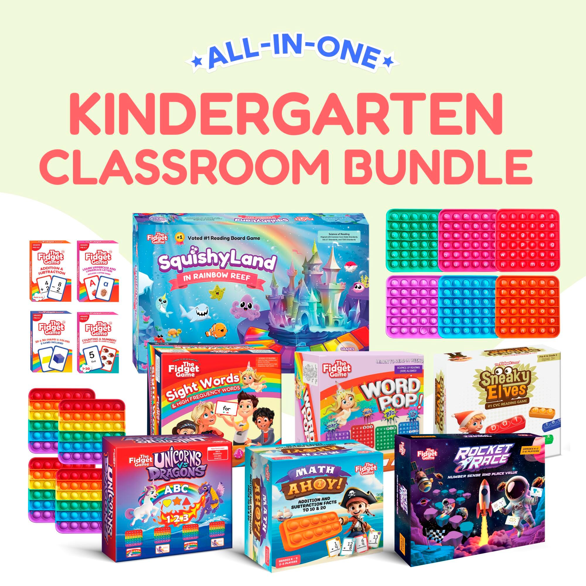 The Fidget Game Kindergarten Classroom Bundle 2163014