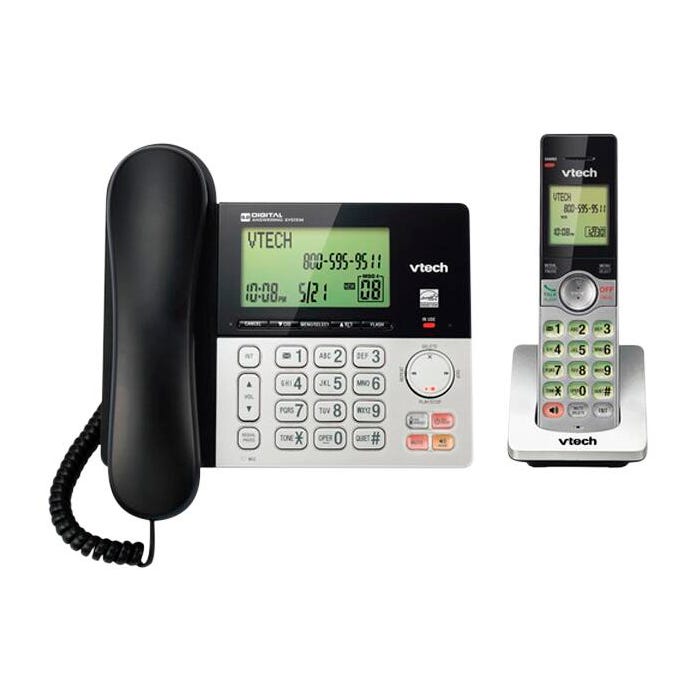 VTech 2-Handset Corded/Cordless Answering System with Caller ID