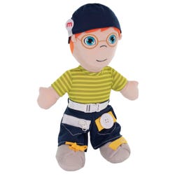 Image for Miniland Diverse Fastening Doll, Caucasian Boy from School Specialty